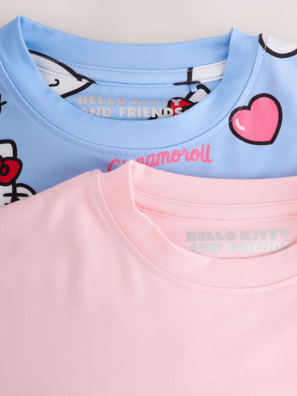 Rose/Bleu - Lot de 2 chemises de nuit Hello Kitty (2-16ans)