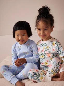 Rose/Bleu - Lot de 3 pyjamas Snuggle (9mois-16ans)