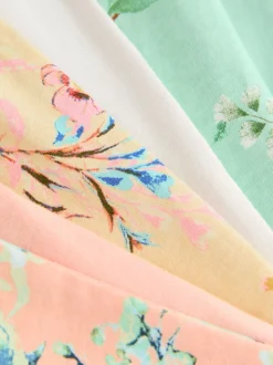 Rose/Bleu - Lot de 3 pyjamas fleuris (3-16ans)