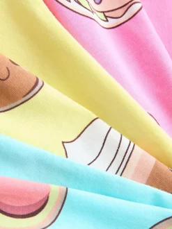 Rose/Bleu - Lot de 3 pyjamas (3-16ans)