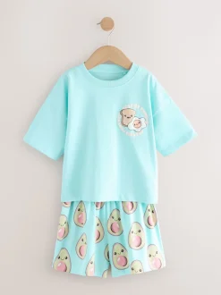 Rose/Bleu - Lot de 3 pyjamas (3-16ans)