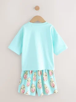 Rose/Bleu - Lot de 3 pyjamas (3-16ans)