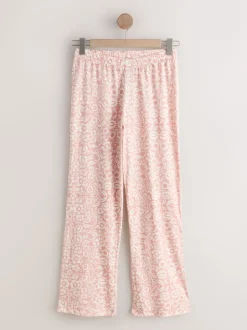 Rose/bleu fleuri - Lot de 2 pyjamas à manches courtes