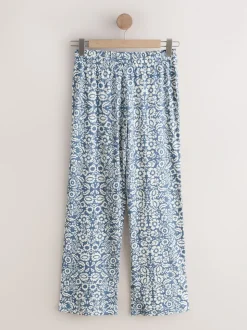 Rose/bleu fleuri - Lot de 2 pyjamas à manches courtes
