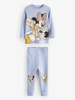 Rose/bleu/blanc - Pyjamas Minnie Mouse Se blottir 3 Pack (9mois-12ans)