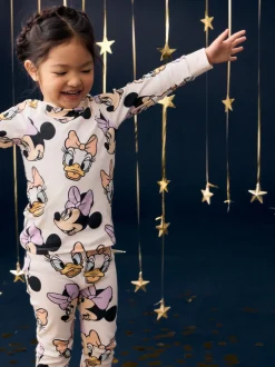 Rose/bleu/blanc - Pyjamas Minnie Mouse Se blottir 3 Pack (9mois-12ans)