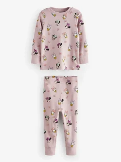 Rose/bleu/blanc - Pyjamas Minnie Mouse Se blottir 3 Pack (9mois-12ans)