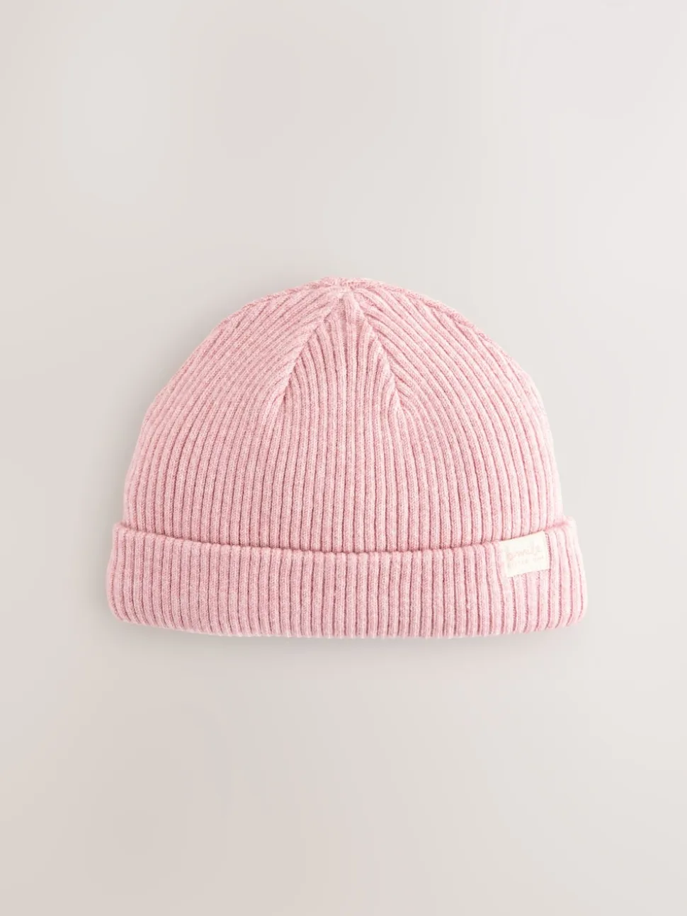 Rose/Crème - Bonnet bébé à torsades, lot de 2 (0mois-2ans)