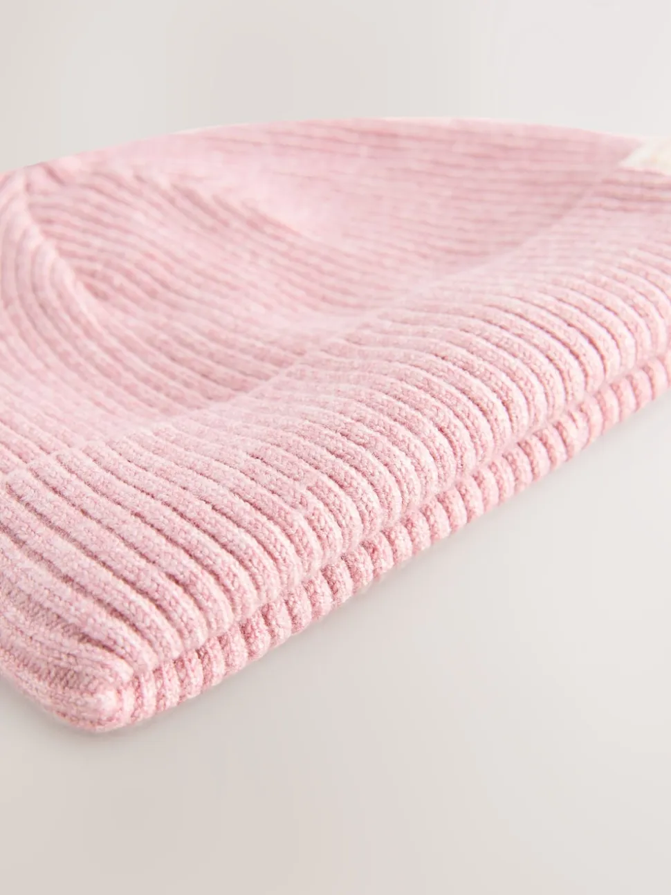 Rose/Crème - Bonnet bébé à torsades, lot de 2 (0mois-2ans)