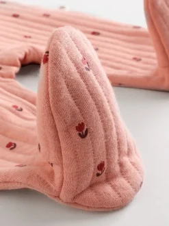 Rose/Crème - Lot de 2 dors-bien matelassés bébé