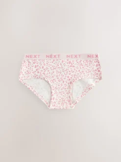 Rose/Crème - Slips hipsters 7 (2-16ans)