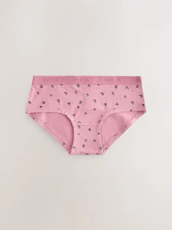 Rose/Crème - Slips hipsters 7 (2-16ans)