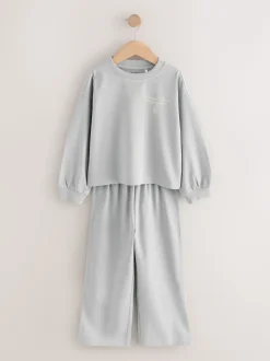 Rose/écru/gris - Lot de 3 pyjamas amples (3-16ans)