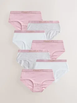 Rose/Gris - Lot de 7 hipsters (2-16 ans)