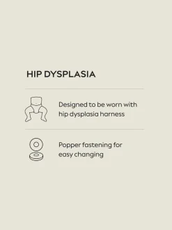 Rose/Gris - Lot de 3 Leggings Bébé pour dysplasie de la Hip (0-3ans)