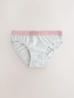 Rose/Gris - Lot de 7 slips de bikini (5-16 ans)