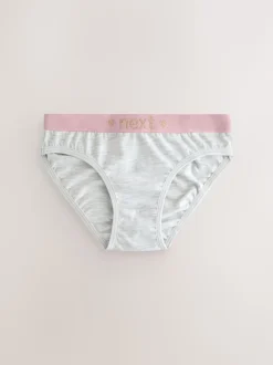 Rose/Gris - Lot de 7 slips de bikini (5-16 ans)