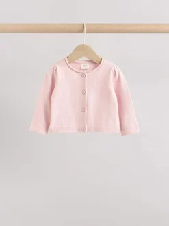 Rose/neutre - Cardigans en coton 100% 2 Paquet (0mths-3yrs)