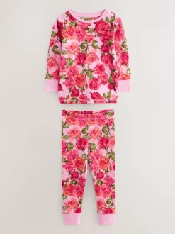 Rose/Noir - Lot de 3 pyjamas Snuggle (9mois-16ans)