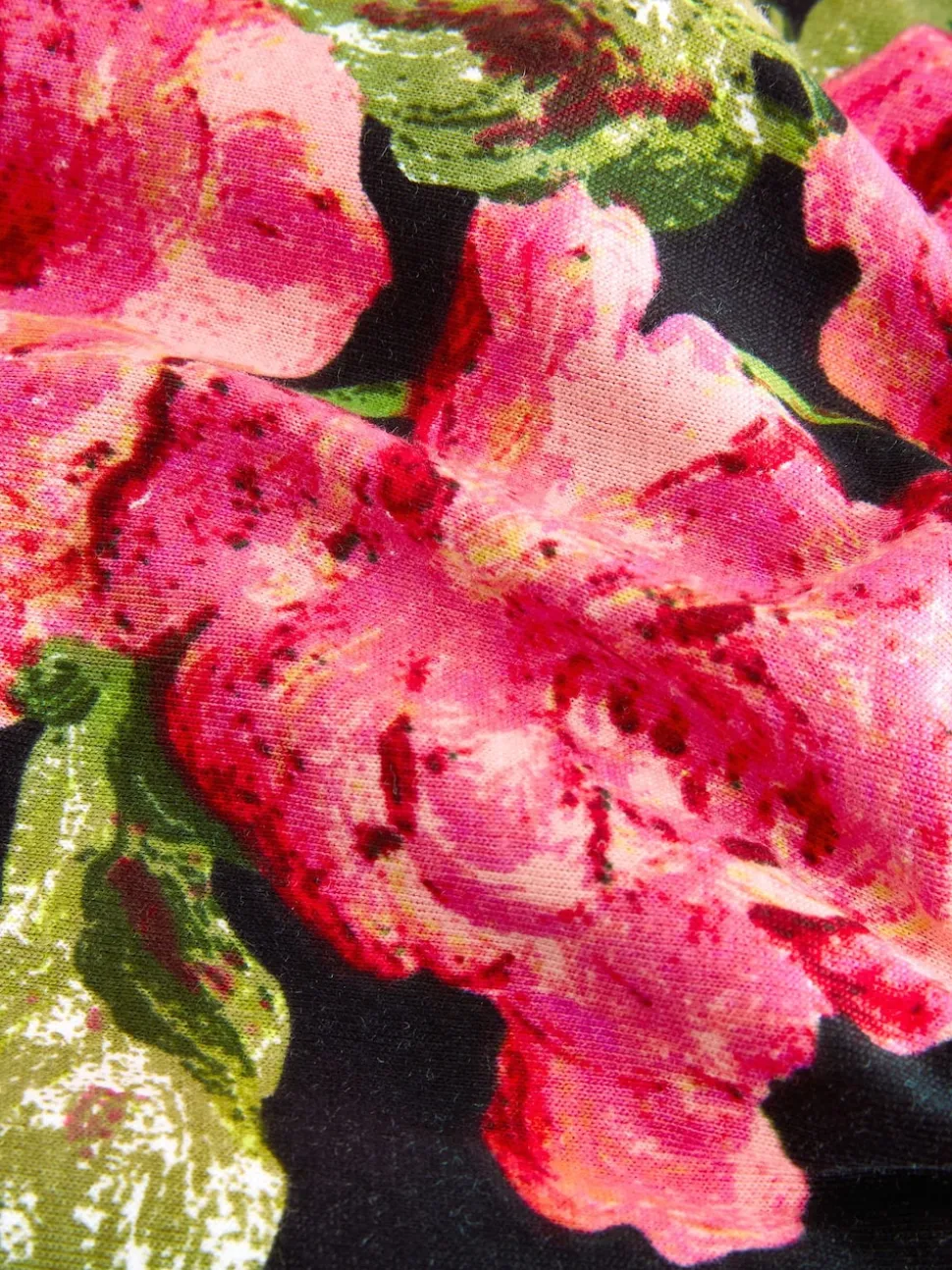 Rose/Noir - Lot de 3 pyjamas fleuris (3-16ans)