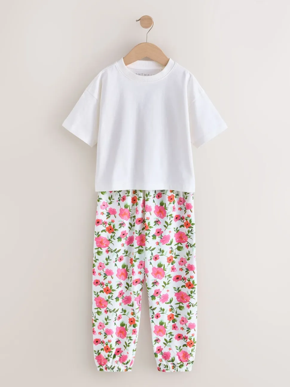 Rose/Noir - Lot de 3 pyjamas fleuris (3-16ans)