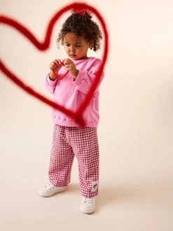 Rose/rouge - Disney Ensemble haut et pantalon à manches longues Minnie Mouse (3mois7ans)