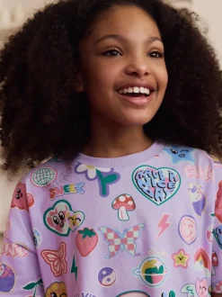 Rose/Violet - Lot de 3 joggings de pyjama (3-16ans)