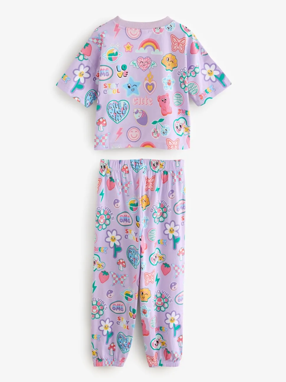 Rose/Violet - Lot de 3 joggings de pyjama (3-16ans)