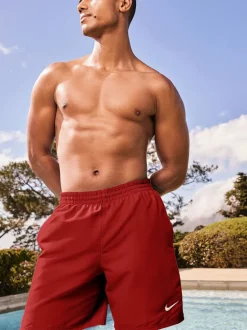 Rouge - 7 Inch - Shorts de bain de volley indispensable Nike