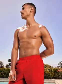 Rouge - 5 Inch - Shorts de bain de volley indispensable Nike