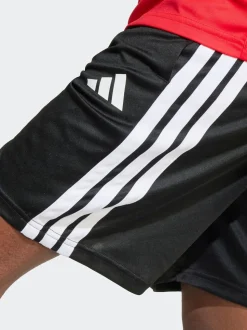 Rouge - adidas Train Essentials Ensemble T-shirt et short à 3rayures pour enfant