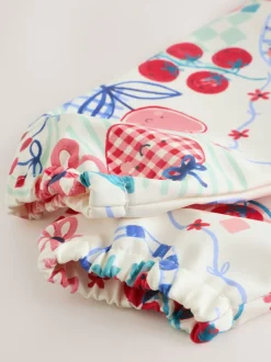 Rouge - Bavoir à manches de sevrage et d’alimentation