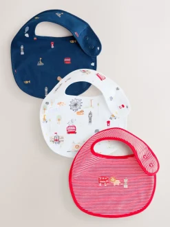 Rouge - Bébé BIBS 3 Pack