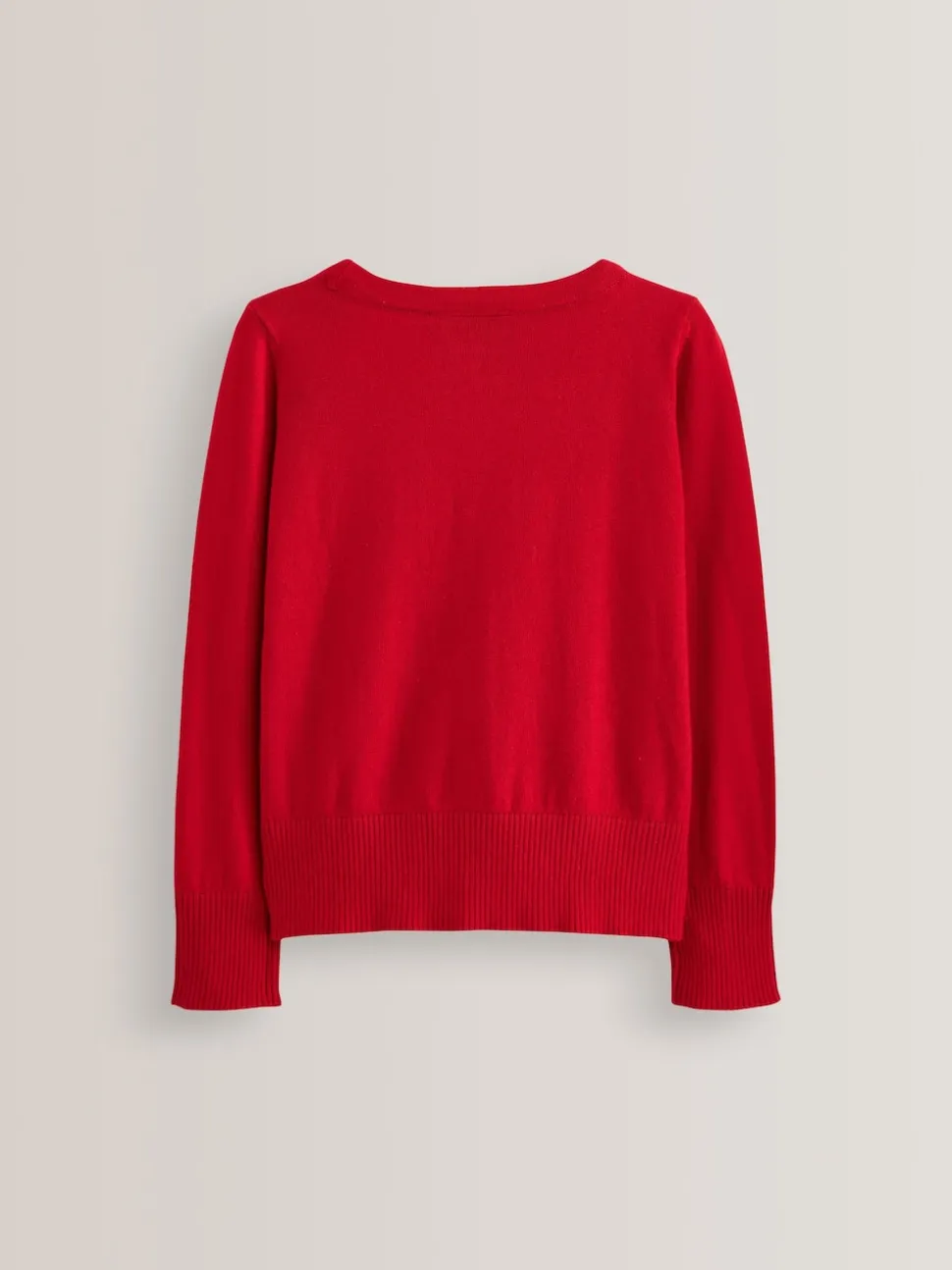 Rouge - Cardigan à col en V Cotton Rich School (3-16ans)