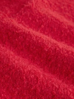 Rouge - Cardigan bouclé