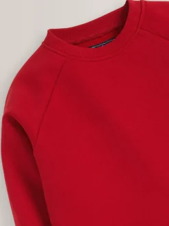 Rouge - Chandail scolaire à col roulé (3-16ans)