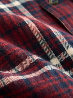 Rouge - Chemise Superdry à carreaux