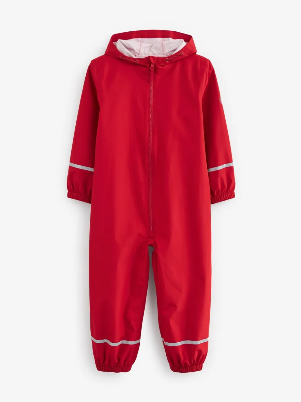 Rouge - Combinaison imperméable zippée à capuche (12mois -10ans)