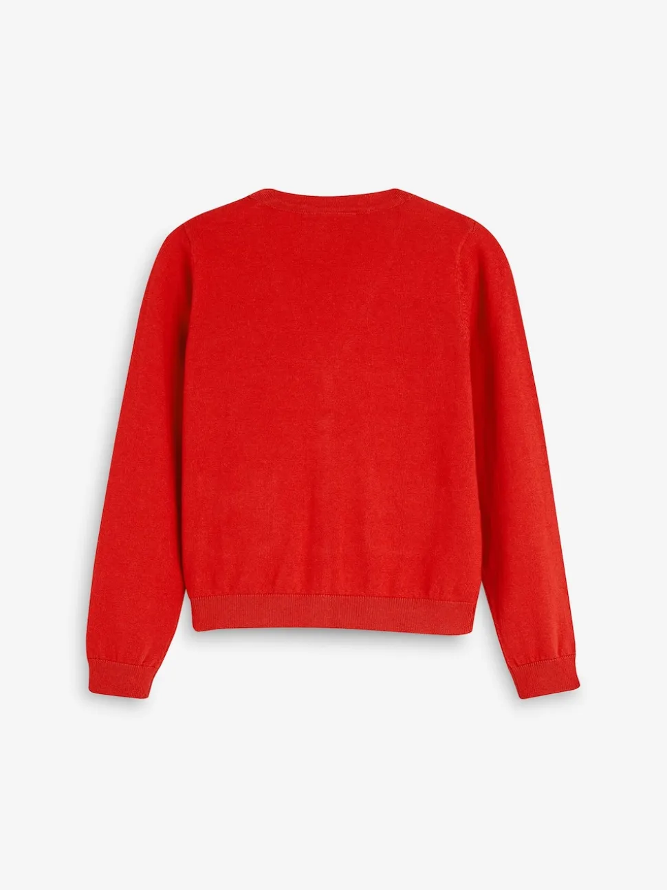 Rouge - Cotton Rich Nœud Pocket School Cardigan (3-16yrs)