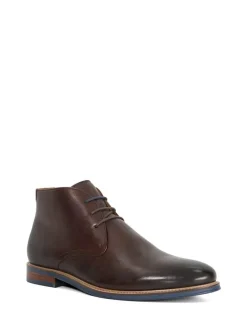 Rouge - Coupe classique - Dune London Millers Comfort Sole Chukka Bottes