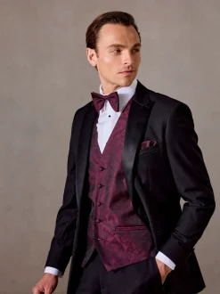 Rouge - Gilet Skopes Party Motif paisley