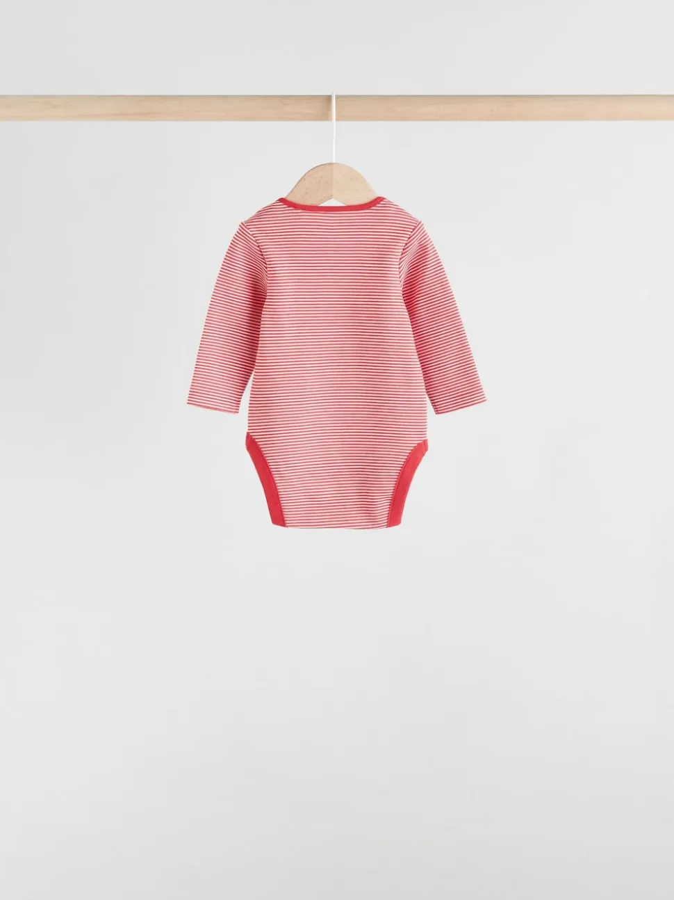 Rouge - Lot de 5 bodies à manches longues Bébé London