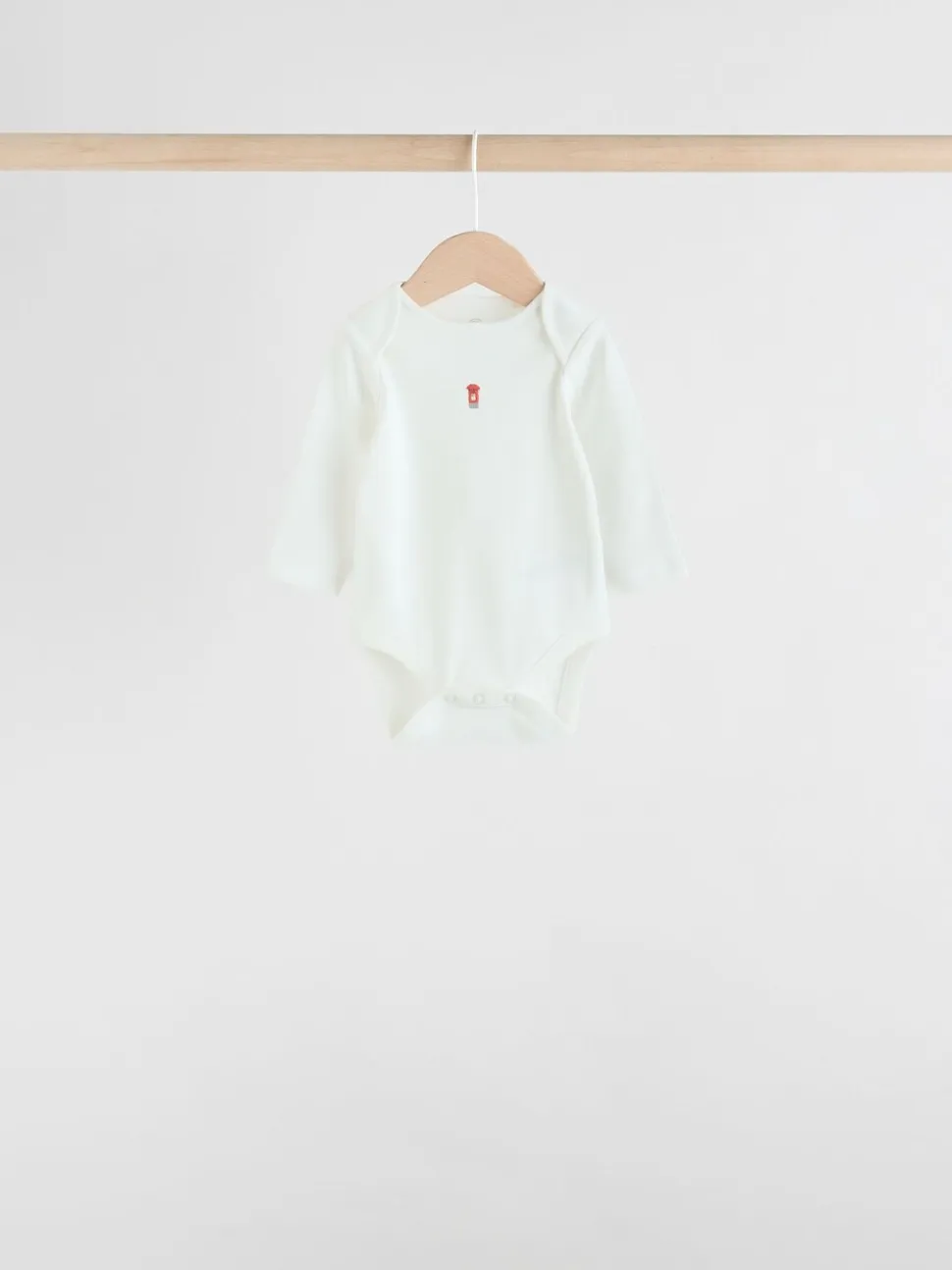 Rouge - Lot de 5 bodies à manches longues Bébé London