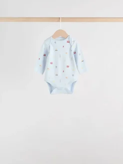 Rouge - Lot de 5 bodies à manches longues Bébé London