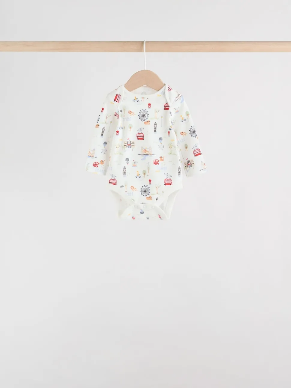 Rouge - Lot de 5 bodies à manches longues Bébé London