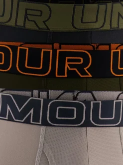 Rouge - Lot de 3 Caleçons Tech Solid