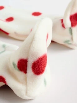 Rouge - Lot de 2 dors-bien bébé en micro polaire avec fermeture éclair bidirectionnelle