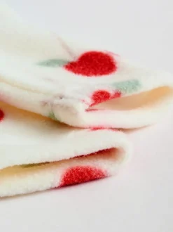 Rouge - Lot de 2 dors-bien bébé en micro polaire avec fermeture éclair bidirectionnelle