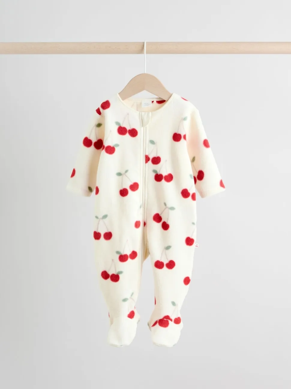 Rouge - Lot de 2 dors-bien bébé en micro polaire avec fermeture éclair bidirectionnelle