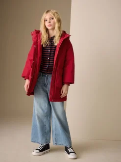 Rouge - Manteau matelassé imperméable (4-12ans)